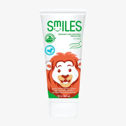 Smiles Organic & Natural Tooth Gel (Minty Bubblegum) 50ml