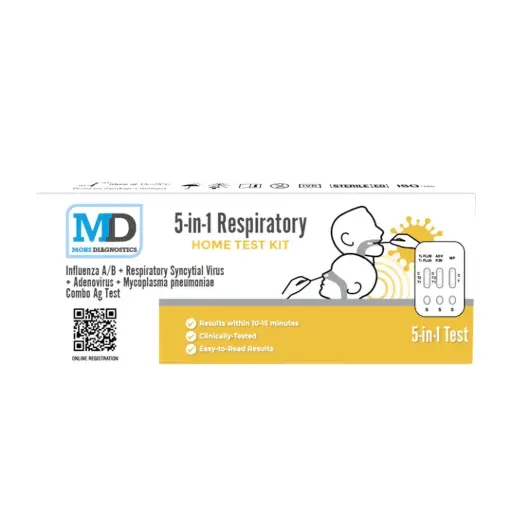 Mohs Diagnostics 5-in-1 Respiratory Home Test Kit