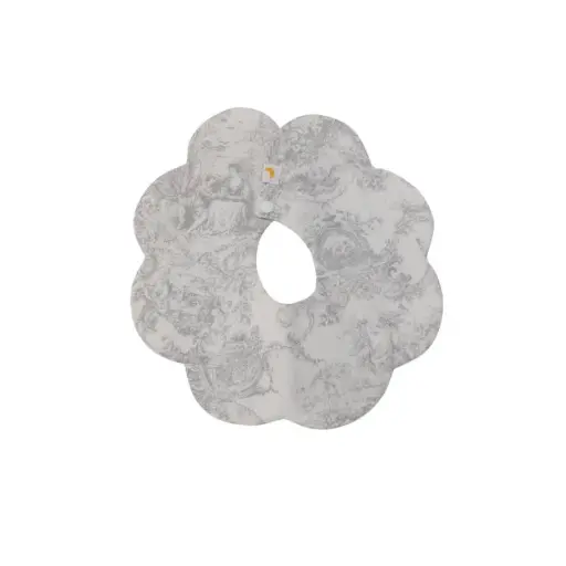 Emong Toile De Jouy Baby Bib