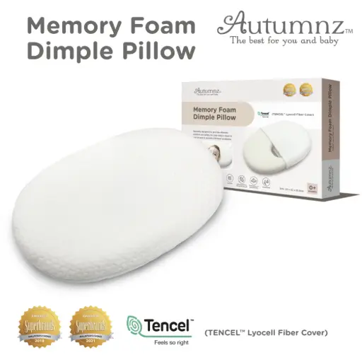 Autumnz Newborn Memory Foam Dimple Pillow