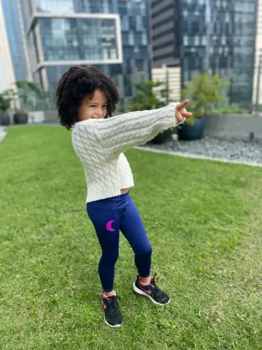 Koa Purple Moon (Navy) Leggings