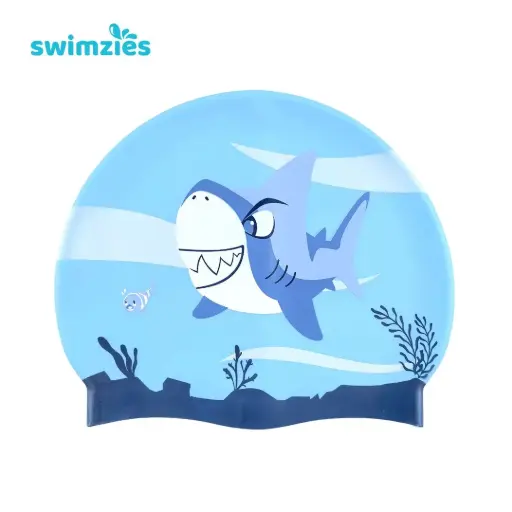Swimzies 100% Silicone Kids Swim Cap (New Designs)