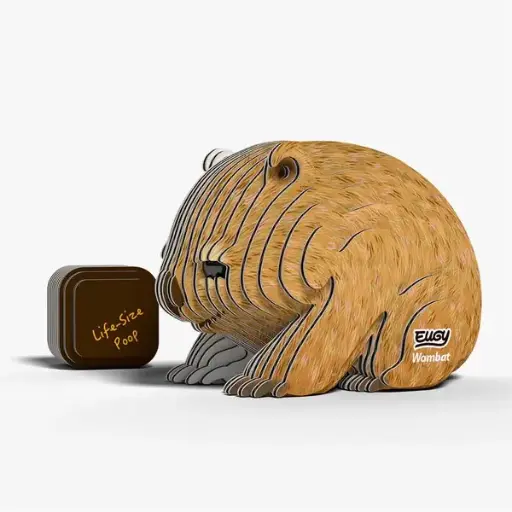 Eugy 3D Cardboard Model Kit - Wombat