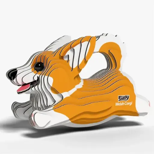 Eugy 3D Cardboard Model Kit - Welsh Corgi