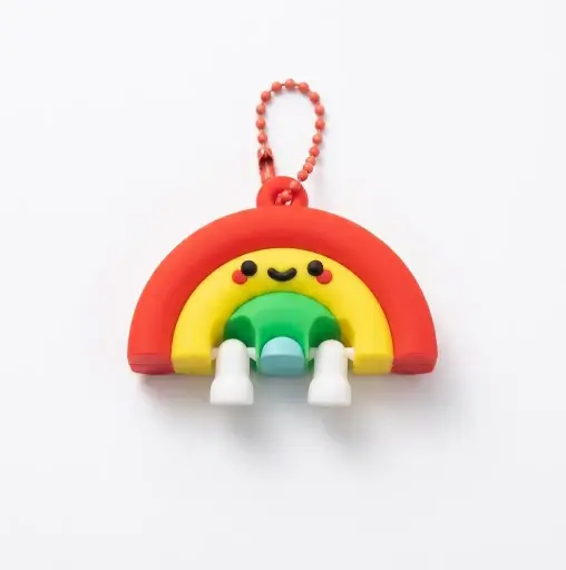 Rainbow 3D Printed Toy Charm