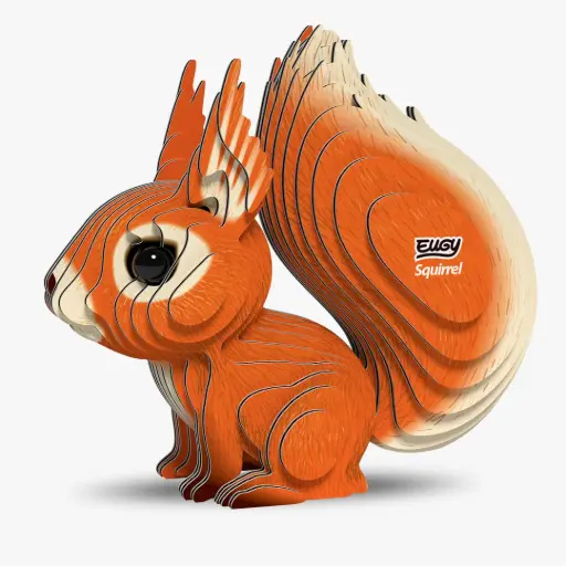 Eugy 3D Cardboard Model Kit - Squirrel
